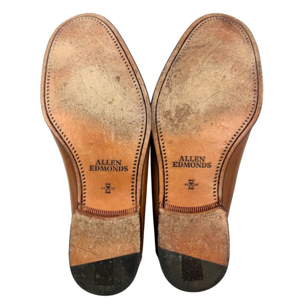 Allen Edmonds Verona II Walnut Leather Horsebit Loafers Men’s 11 - Picture 8 of 11